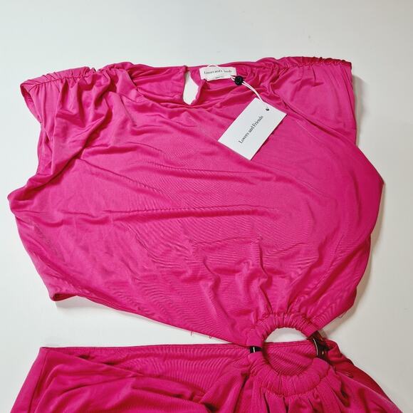 Lovers and Friends Encore Dress in Deep Pink Small - Picture 6 of 16